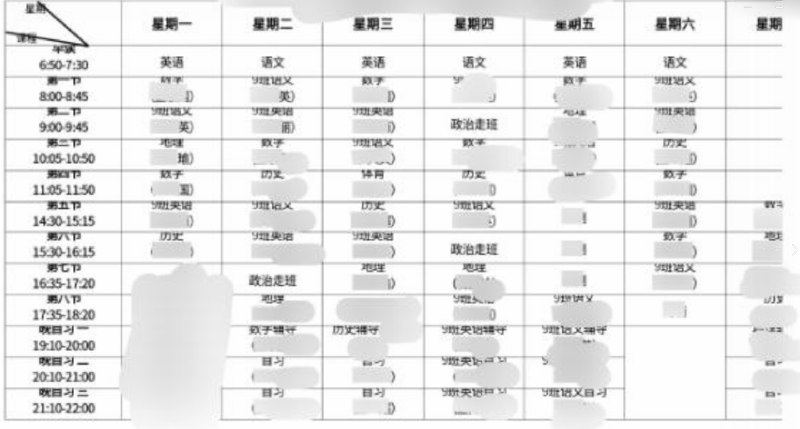 内蒙古呼和浩特市国星中学学生投稿：原本礼拜日晚上7点返校现又改为下午2点返校，导致学生每周多上了四节课和三节晚自习，已违反了国家双减政策