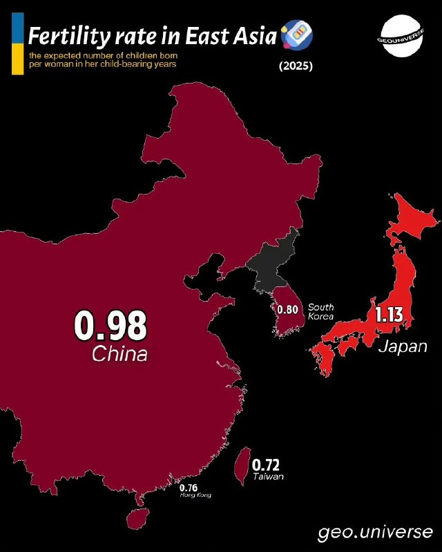 2025东亚人均生育率查看原文
