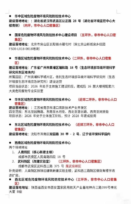近日，武汉武昌核心区爆发群体抗议：2亿危废实验室建在居民楼旁，全网封锁“失联”​湖北武汉武昌区公正路周边爆发大批居民集体维权行动