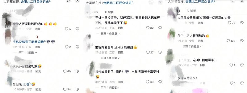 6月28日，合肥市民反对垃圾站项目的堵路抗议取得胜利