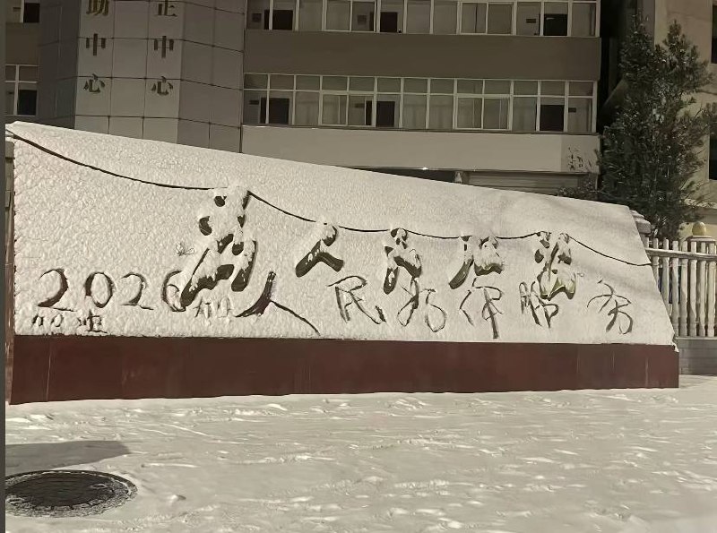 网友投稿：某地政府大门前的“人民为你服务”查看原文