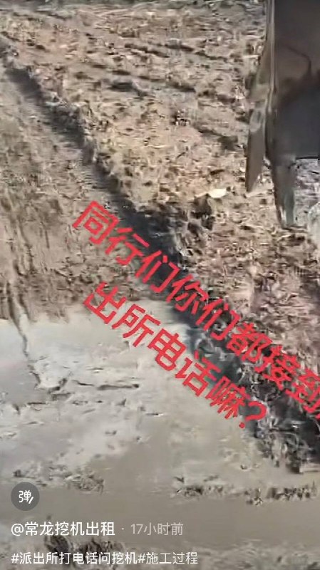 7月8日，河北多名网友发帖称，近期接到辖区派出所来电，询问名下是否拥有挖掘机等工程机械，并登记实名信息及近期作业地点，评论区有人认为，这可能与此前房山挖掘机撞人事件后的安全排查有关