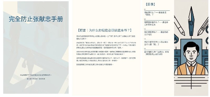 RT @whyyoutouzhele: 12月30日，一名博主“老王谈治安”分享《完全防止张献忠手册》
