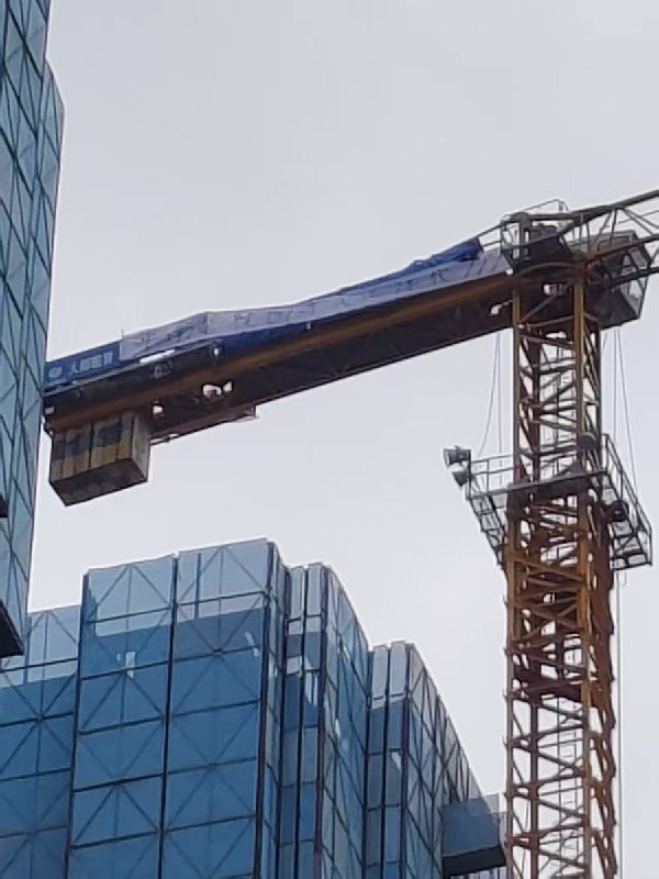 10月29日，广西贵港市平南碧桂园项目方拖欠工资，工人被逼上塔吊讨要工程款