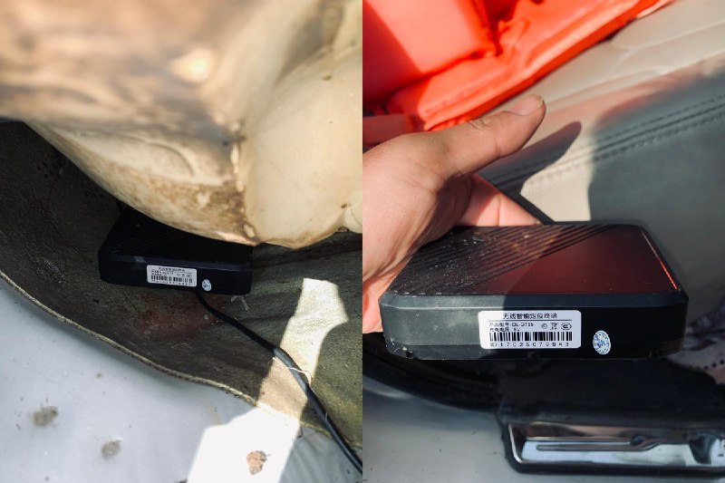 网友投稿湖南株洲醴陵，一名网友表示，当地相关部门为阻止其前往北京上访，在其毫不知情的情况下，将定位装置安装在其车辆内