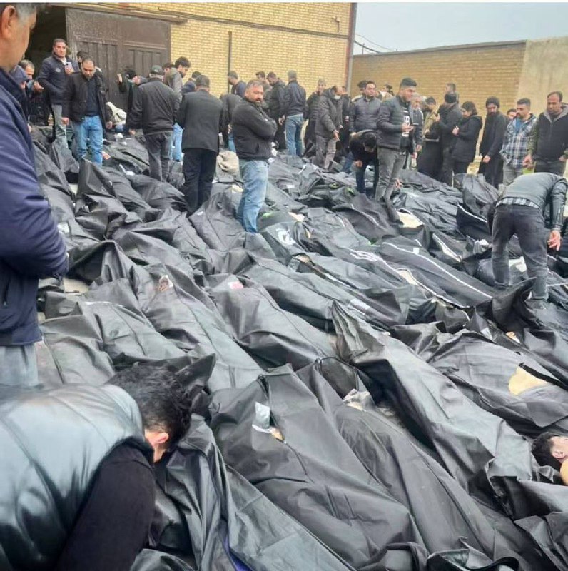 伊朗抗议中，被屠杀的民众的遗体查看原文伊朗抗议中，被屠杀的民众的遗体查看原文