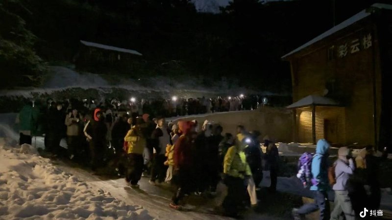 1月2日，陕西太白山景区