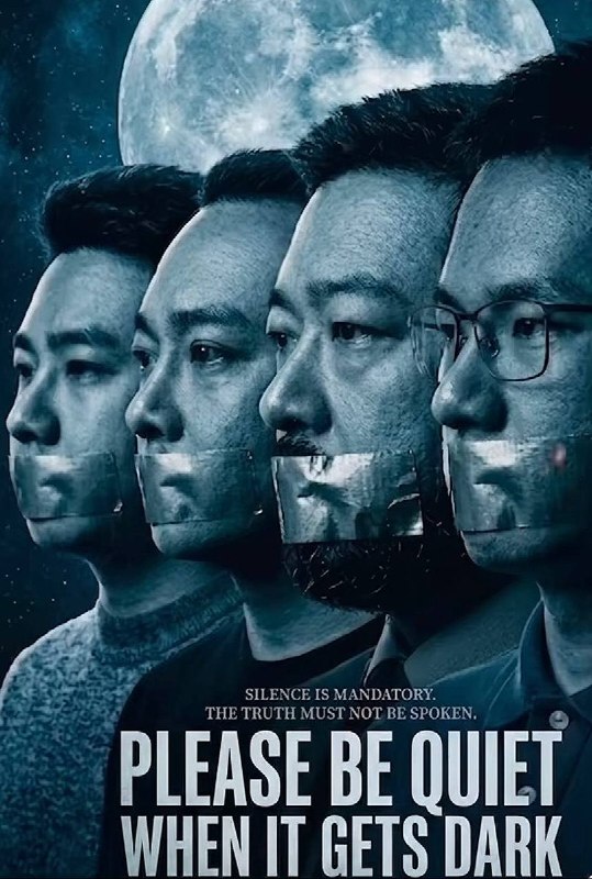 9月10日，江苏一名网友发布一张抗议海报，画面中四名自媒体博主被以“胶带捂嘴”的形式呈现