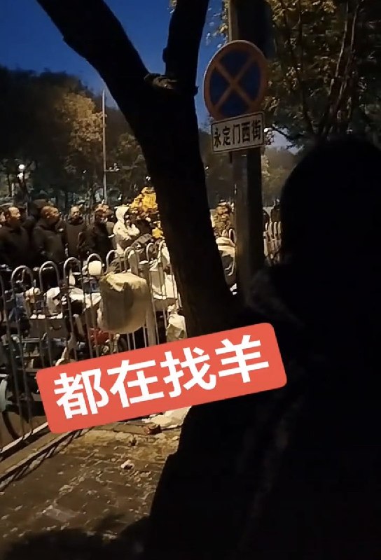RT @Cyberxinfang: 今天的 #上访词典 词条是 找羊：指截访人员隔着围栏如狩猎一样搜索他们属地的访民