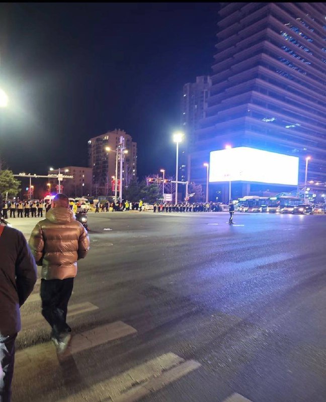 青岛，跨年夜现场