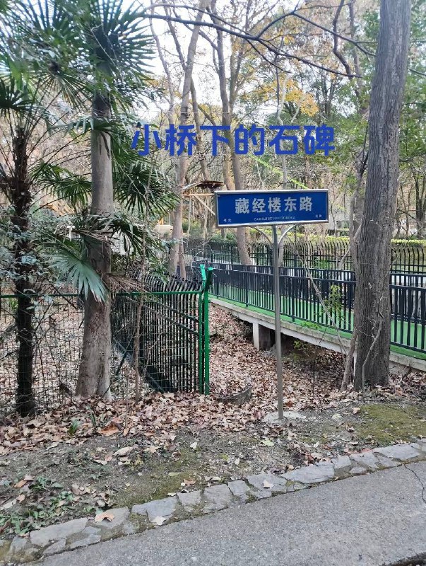 据网友称，目前，前往中山陵石桥的道路被拦住，现场还安装了摄像头