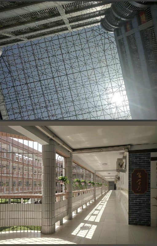 4月27日，一名学生拍下了衡水二中的校园画面