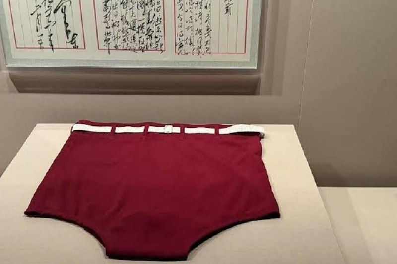 在韶山故居，毛泽东的红色泳裤被当做文物陈列冷知识：根据《毛泽东的私人医生》这本书，毛泽东游泳代替洗澡