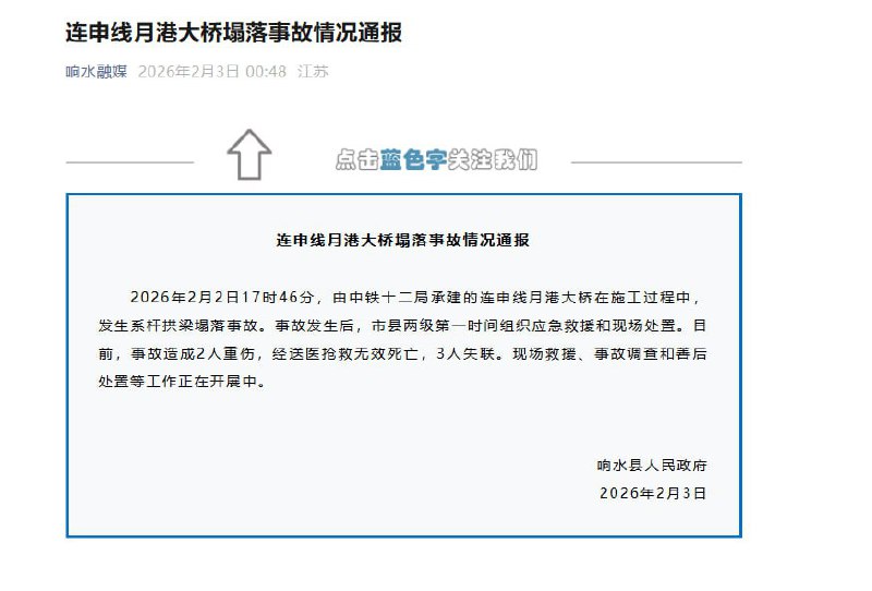 2月2日，江苏省盐城市响水县