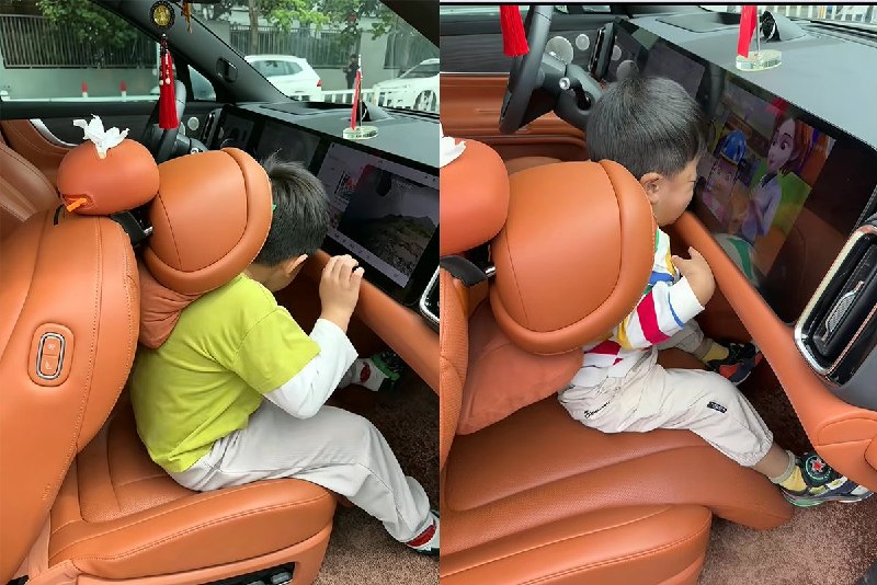 后续：一些问界车主为了证明副驾驶座椅不会夹人，华为遥遥领先
